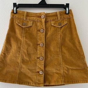 Corduroy skirt